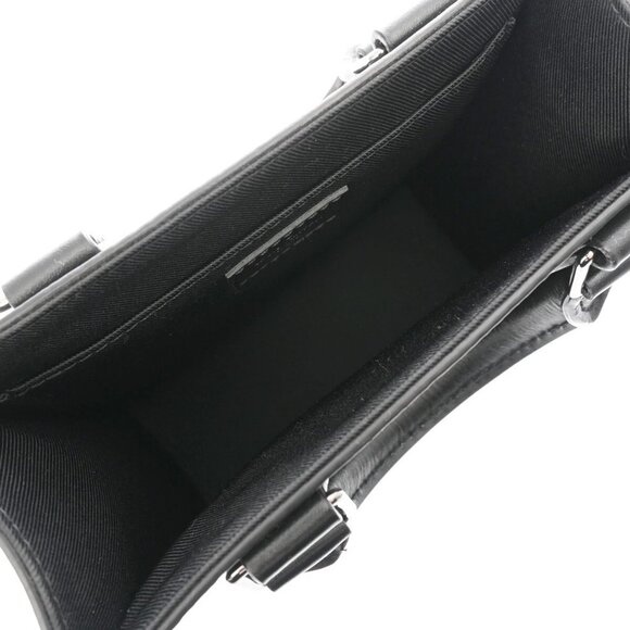 LOUIS VUITTON Monogram Eclipse Sac Plat Mini 2WAY Black/Noir 800000135411000 - Picture 8 of 9